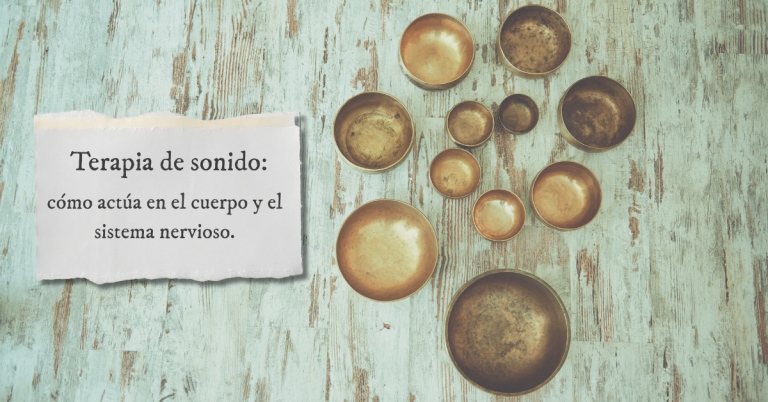 Terapia de sonido con cuencos tibetanos para regular el sistema nervioso