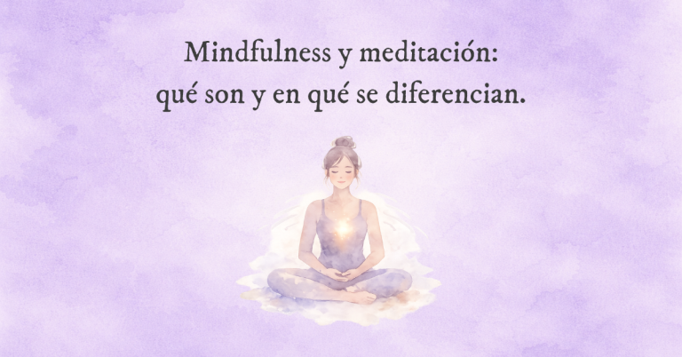 Diferencia entre mindfulness y meditación