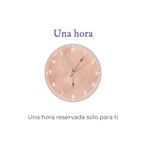 Una hora para dedicarte a ti